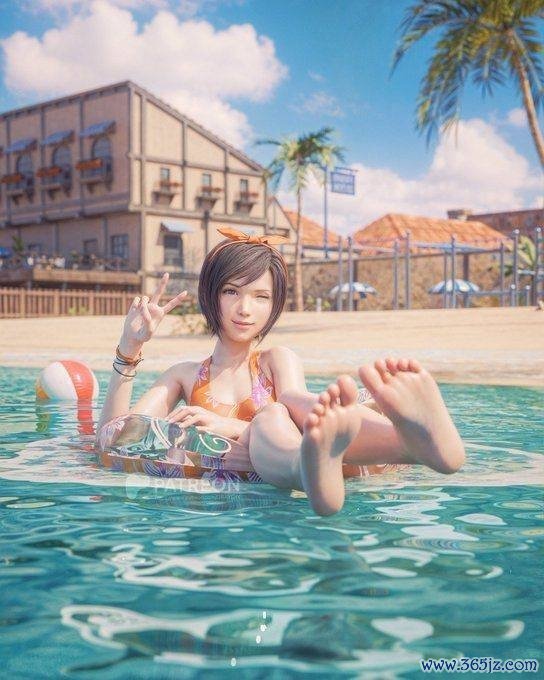 蒂法新3D区同人图：圣诞装