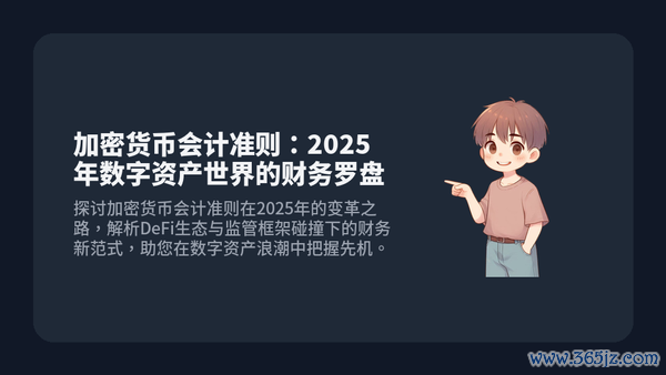 文章封面图：加密货币会计准则，DeFi与监管，2025年数字资产财务罗盘。